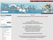 Tablet Screenshot of bastel-kasten.de